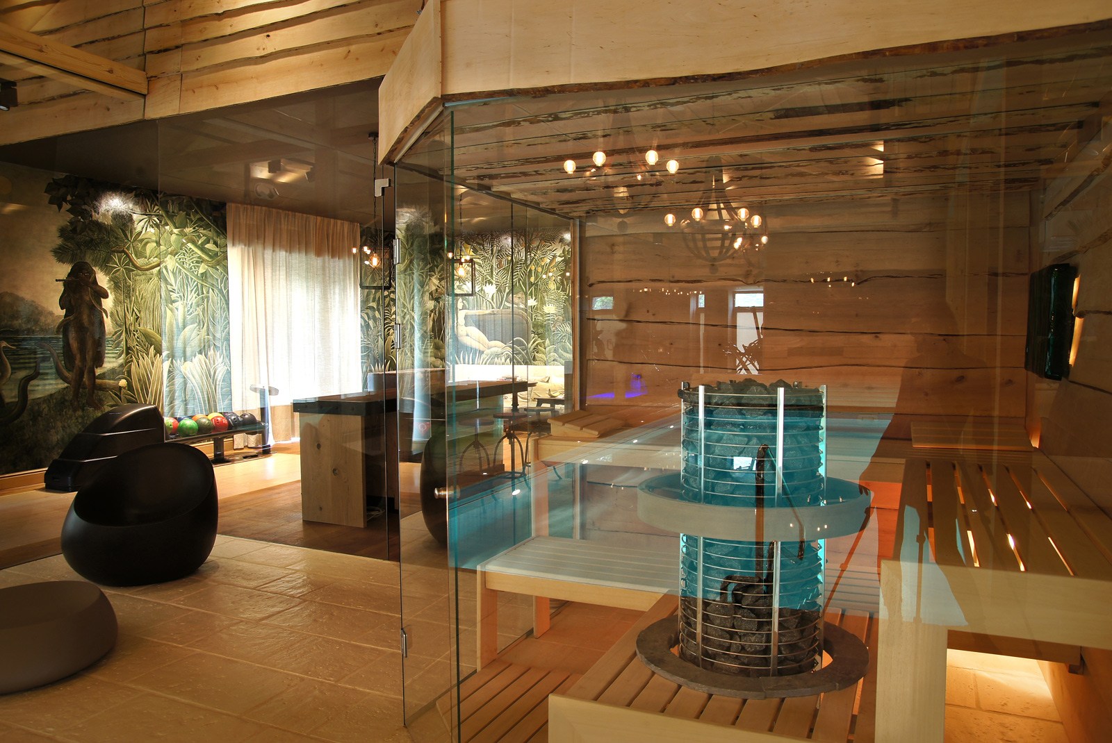 Projektowanie wnętrz - sauna
